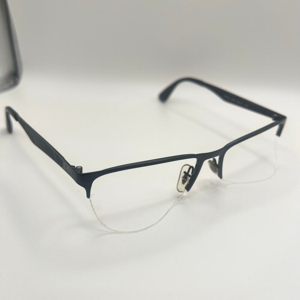 Ray-Ban RB6335 2503 Eyeglasses Black Rectangular Frames Only 56-17-145